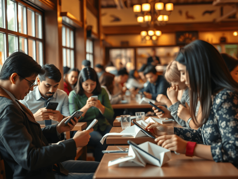 generate a highly detailed high resolution image depicting a bustling restaurant