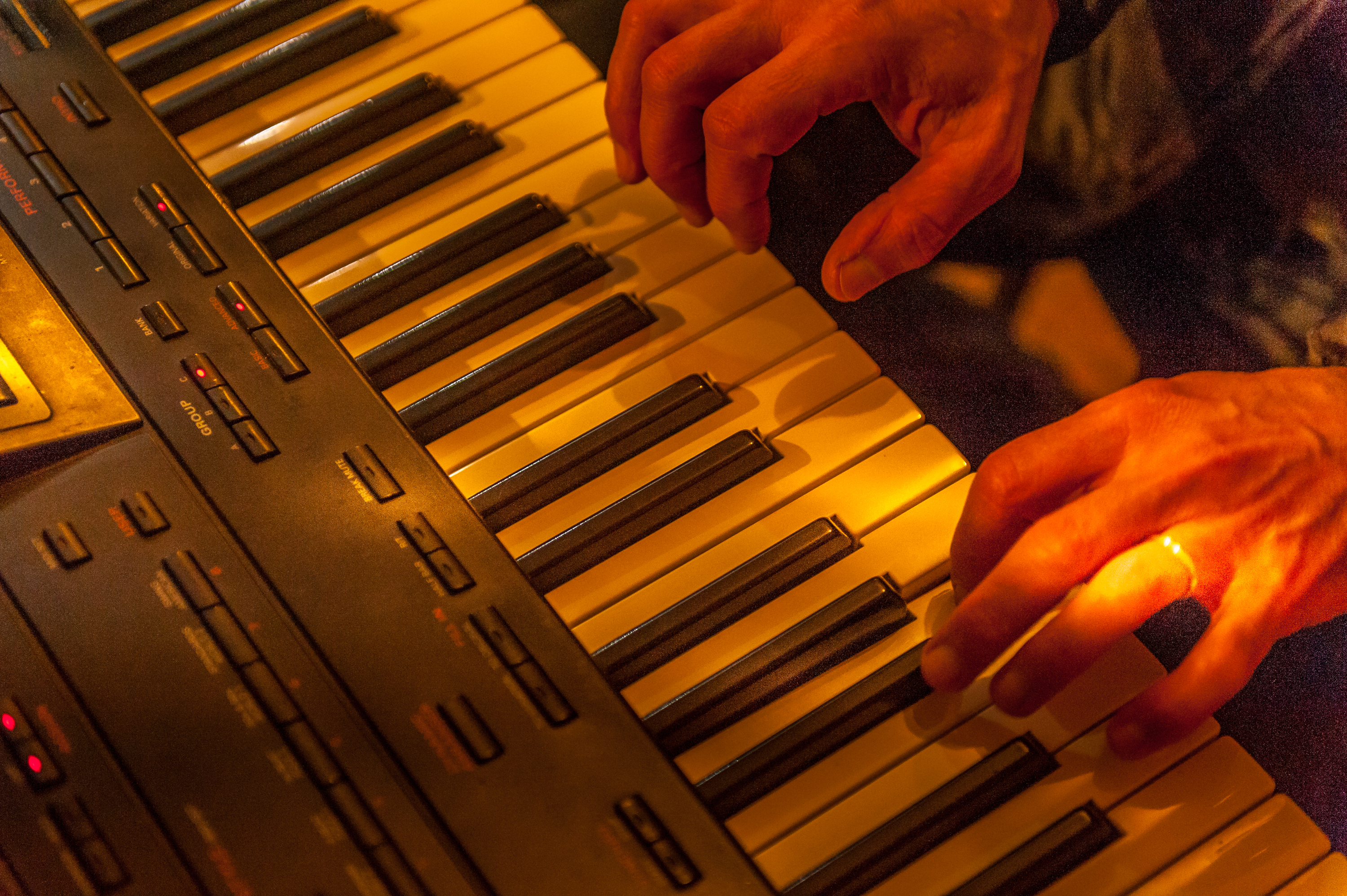 Someone playing Piano