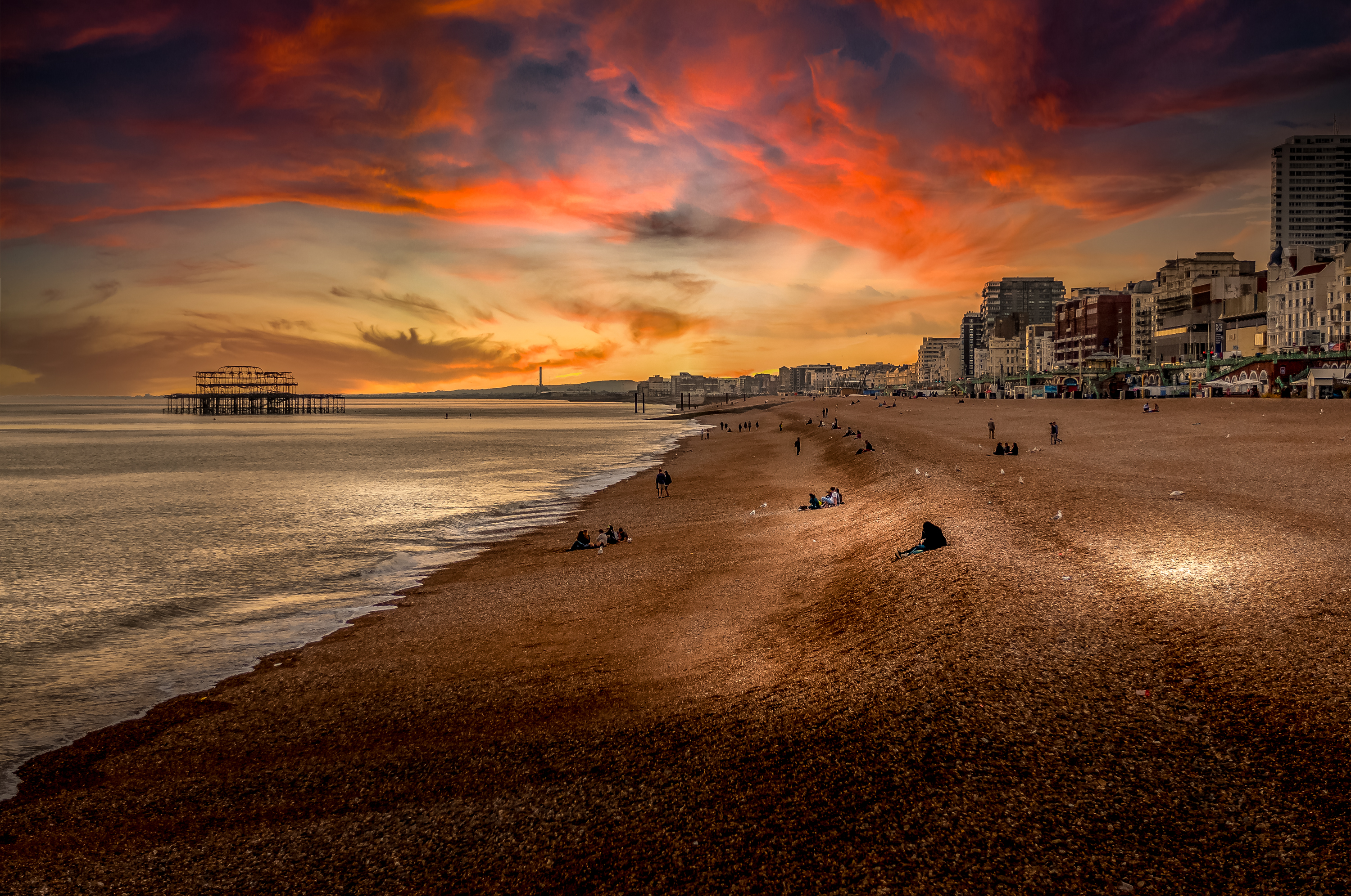 Sunset in Brighton