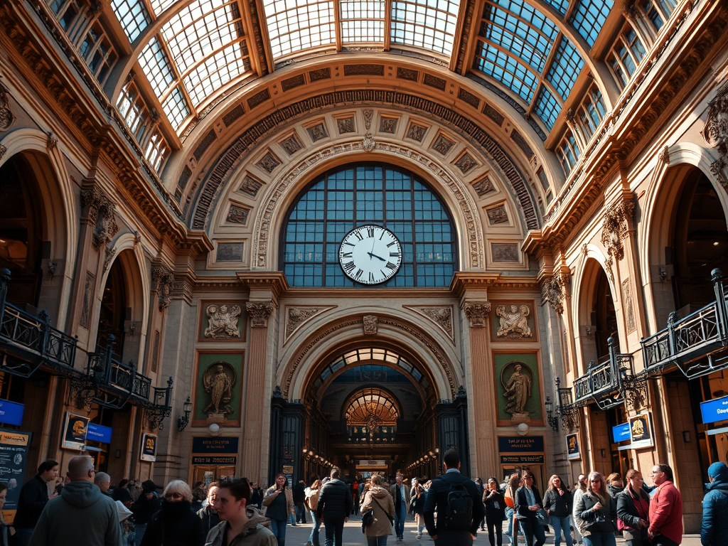 Internal of Budapest Station