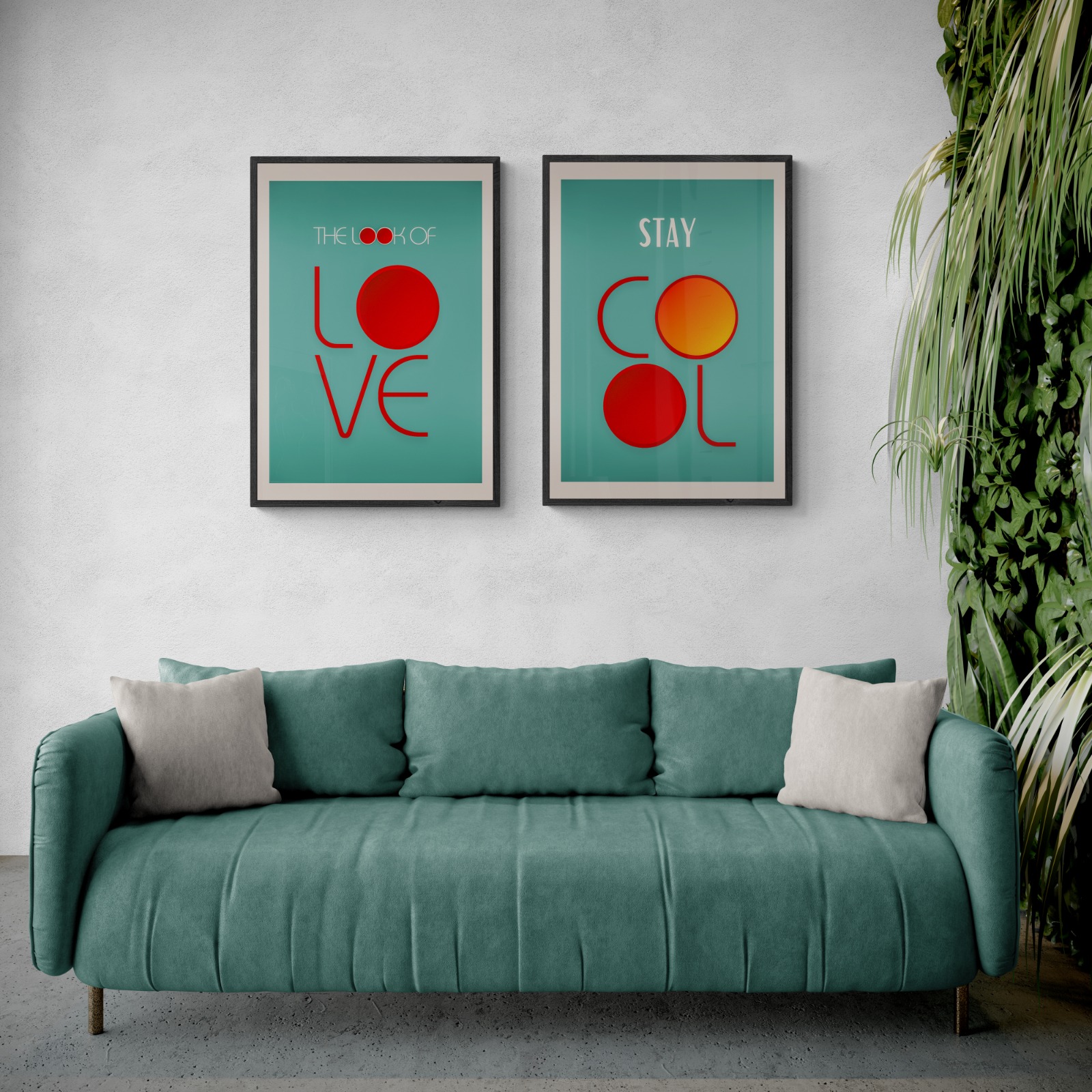 Stylish ‘Stay Cool’ Poster for Instant Room Refresh