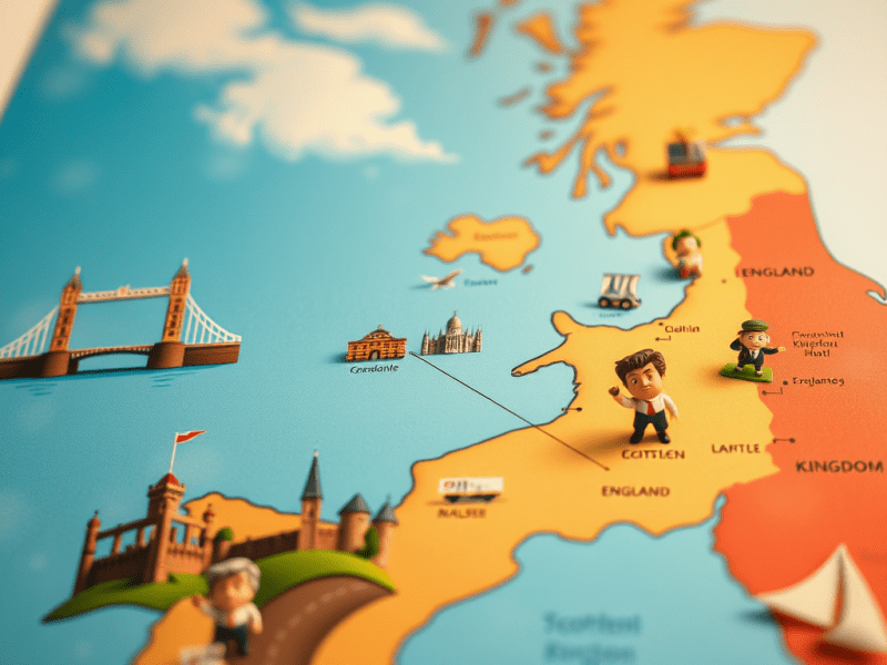 Differenze tra Inghilterra, Scozia, Galles e Irlanda del Nord.