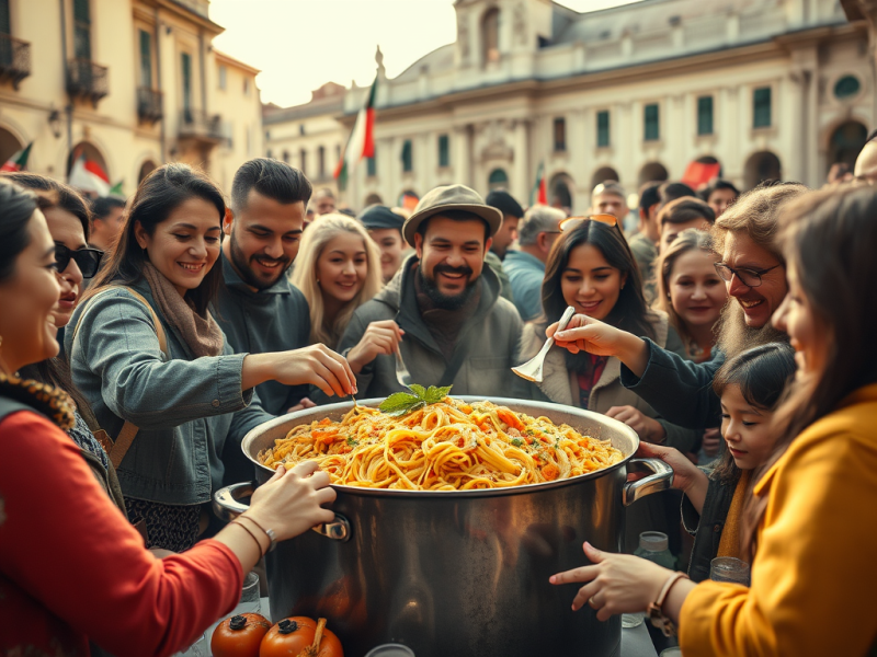 create a highly detailed high resolution image depicting a vibrant communal 3