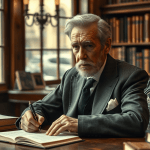 Refined and nonconformist French writer André Gide