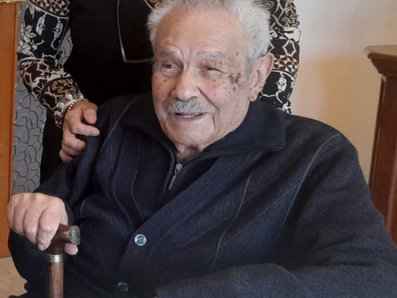 Ritratto di Sebastiano Maccioni, 107 anni, protagonista del Codice PERDAS
