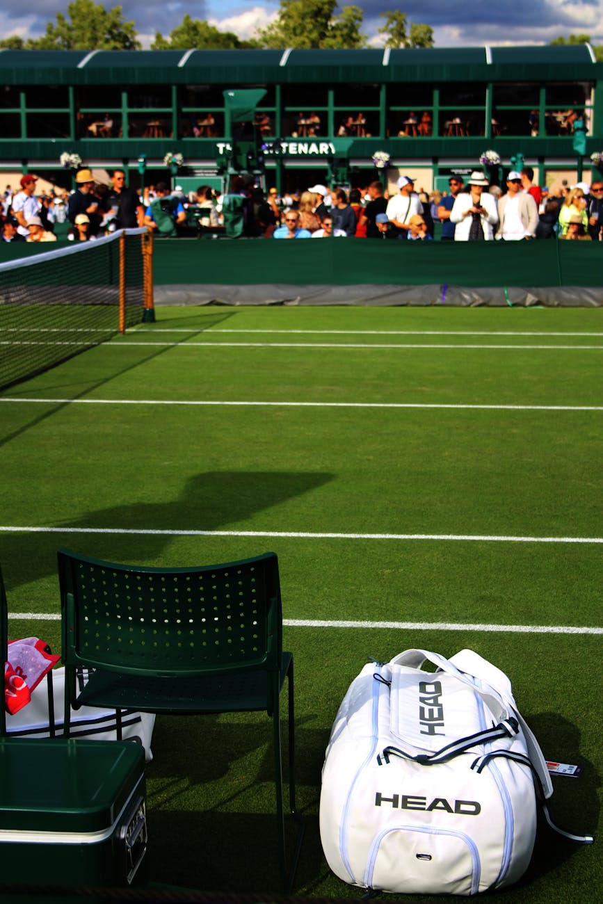 tennis tournament at court