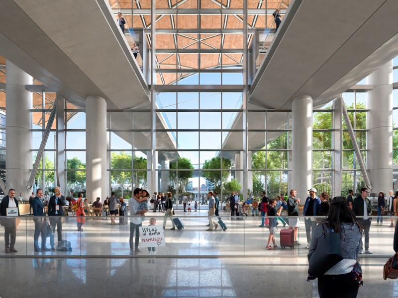 Il Nuovo aeroporto in Polonia.