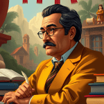 Guatemalan writer and diplomat Miguel Ángel Asturias