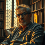 Egyptian novelist Naguib Mahfouz