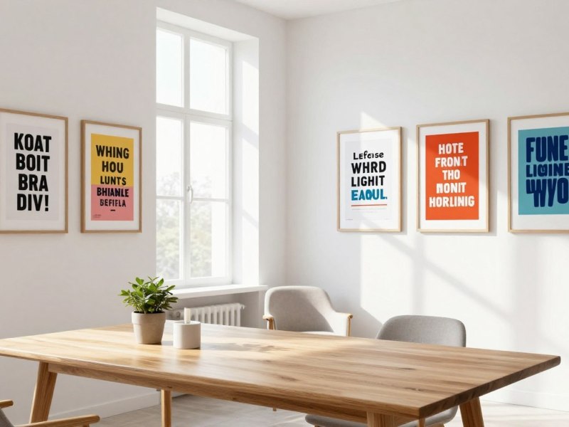 minimalist quote posters