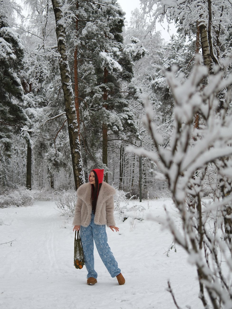 Gennaio in Italia: Ricette e Sapori Regionali 8 Gennaio in Italia, a winter stroll in snow covered pine forest