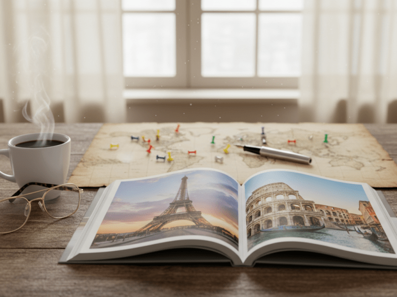 European travel itineraries