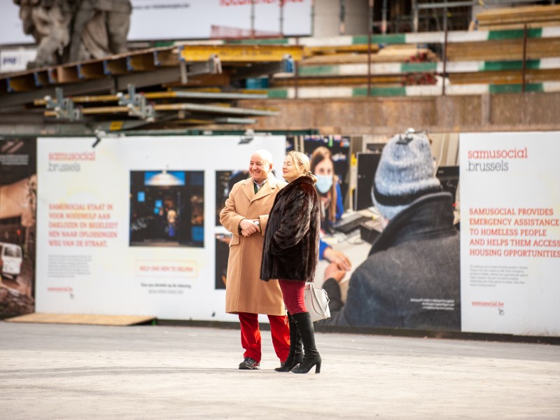 Urban reflection inspiring slow living in a modern city