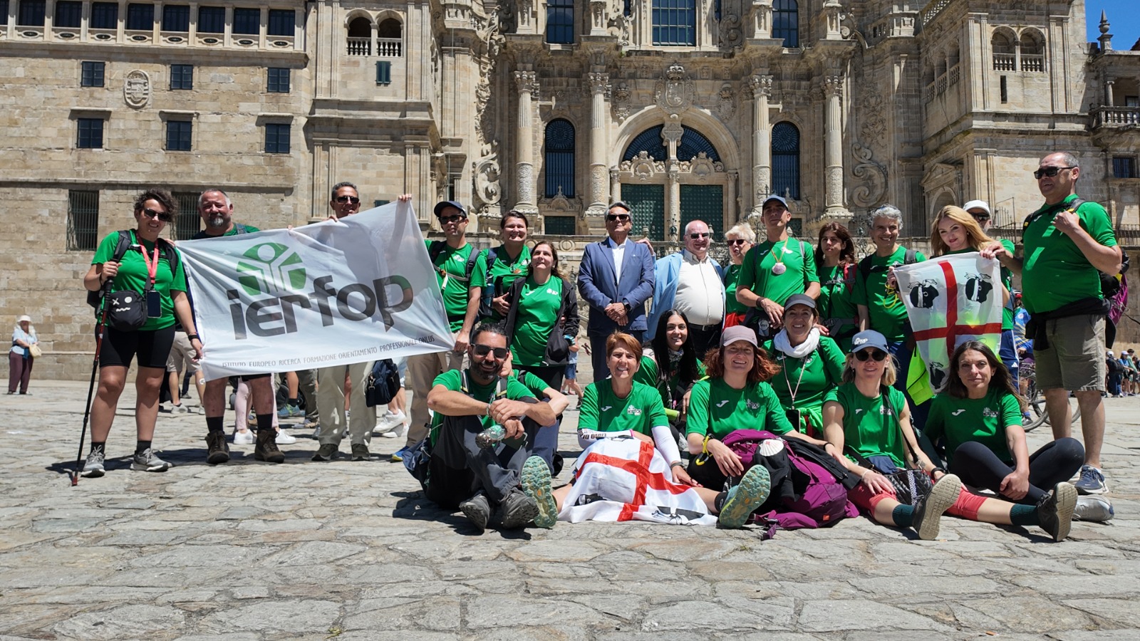Ierfop: Un gruppo di dieci persone con disabilità visiva percorre il cammino di Santiago di Compostela