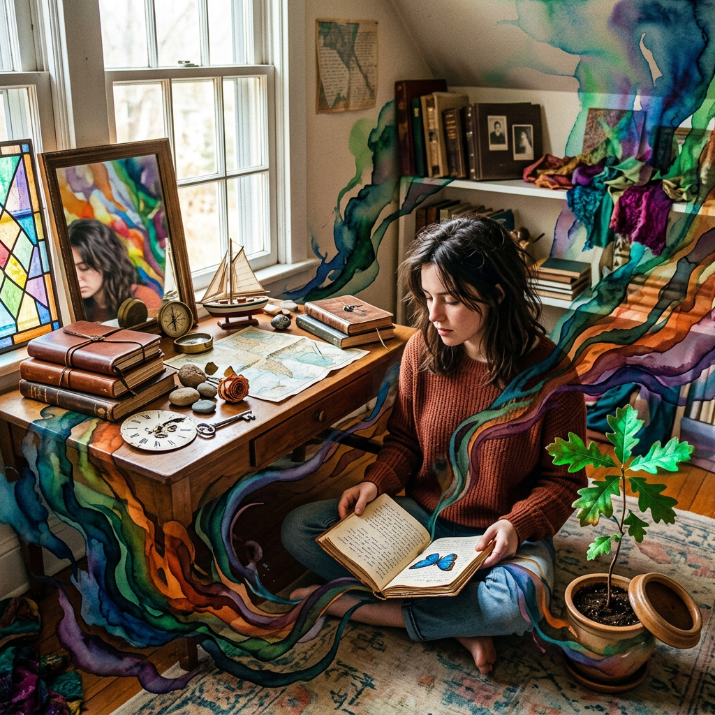 Psychological introspection with personal objects symbolism
